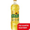 Масло подсолнечное IDEAL рафинированное дезодорированное, 1л