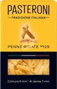 Макароны PASTERONI Penne rigate №129 группа А, 400г