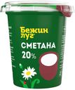 Сметана 20% Бежин Луг БЗМЖ 300 г