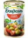 Оливки Бондюэль Мансанилья с анчоусом, 300г