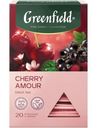 Чай Greenfield Cherry Amour мята-вишня, 20х1.8г