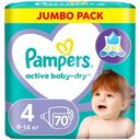 Подгузники Pampers Active Baby-Dry Maxi р.4 9-14кг, 70шт