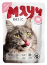 Влажный корм для взрослых кошек "Мяуч" Basic Ягненок в соусе, 85 г