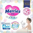 Подгузники-трусики Merries L (9-14 кг), 54шт.