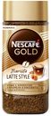 Кофе растворимыйNescafe GOLD Barista Latte Style с добавлением натурального жареного молотого кофе, 85 г