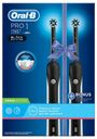 Зубные щетки Oral-B Pro 1 790 Black Edition Cross Action Set электрическая средней жесткости черная 2 шт