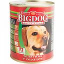 Корм для собак BigDog Телятина с сердцем, 850 г