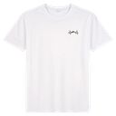 Футболка мужская Горы в сердце белая, размер 54