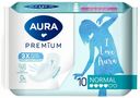 Прокладки классические гигиенические Aura Premium Нормал 10 шт
