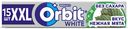 Жевательная резинка Orbit White XXL Нежная мята без сахара 20,4 г