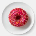 Донат глазированный со вкусом клубники 58г