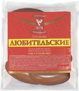 Сосиски ЛЮБИТЕЛЬСКИЕ, 1-й сорт, мини (БВК трейд ЗАО), 100г