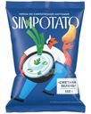 Чипсы Simpotato Сметана и зелень из натурального картофеля 110 г