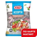 Ассорти из морепродуктов VICI Мороженое, с изделиями из сурими, 450г