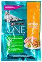 Корм влажный для кошек, Purina One, курица/морковь, 75 г
