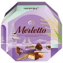 Конфеты MERLETTO Нуга карамель и воздушный рис, 150г