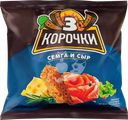 Сухарики ржаные ТРИ КОРОЧКИ Сыр и семга, 100г