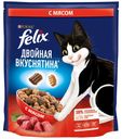 FELIX Дв Вкуснятина Корм для кошек сухой мясо, 600г