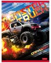 Тетрадь Hatber Monster Truck 24 листа А5 скрепка в клетку в ассортименте (дизайн и цвет по наличию)