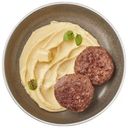 Биточки мясные с картофельным пюре Перекрёсток Select, 300г