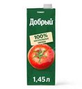 Нектар Добрый томатный с сахаром и солью 1.45л