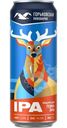 Пиво Горьковская Пивоварня India Pale Ale светлое нефильтрованное 5.9%, 450мл