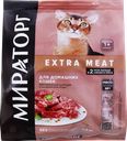 Корм сухой для взрослых кошек МИРАТОРГ Black Angus с говядиной, старше 1 года, 1,2кг