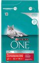 Корм для стерилизованных кошек и котов Purina One с говядиной и пшеницей, 3 кг