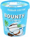 Мороженое BOUNTY молочное с кокосовым молоком, мякотью кокоса и молочным шоколадом, без змж, картонный стакан, 272г