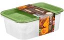 Набор контейнеров Hitt прямоугольных с крышкой 3шт