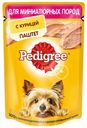 Влажный корм Pedigree Паштет с курицей для собак миниатюрных пород 80 г