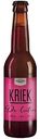 Пивной напиток Василеостровская пивоварня Kriek De Lutin нефильтрованный 4 % алк., Россия, 0,33л