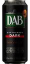 Пиво DAB Dark тёмное фильтрованное 4,9 % алк., Германия, 0,5 л