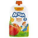 Пюре Агуша яблоко-персик с 6 месяцев, 90 г 