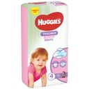 Трусики для девочек Huggies 4 (9-14 кг), 52 шт