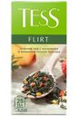 Чай Tess Flirt зелёный с клубникой и ароматом белого персика в пакетиках, 25х1.5г
