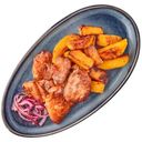 Шашлык из курицы с картофелем и луком Перекрёсток Select, 250г