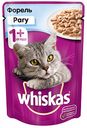 Корм для кошек Рагу Whiskas Форель, от 1 года, 85 г