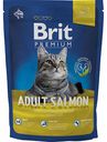 Корм для взрослых кошек Brit Premium Нежный лосось в соусе, 1,5 кг