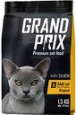 Сухой корм для взрослых кошек всех пород Grand Prix Original с лососем и рисом, 1,5 кг
