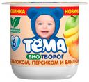 Биотворог детский «Тёма» яблоко персик банан 4,2%, 100 г