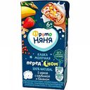 Кашка молочная 5 злаков ФрутоНяня Перед сном с клубникой и бананом, с 6 месяцев, 200 мл