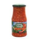 Фасоль Global Village с овощами в томатном соусе 530 г