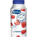 Йогурт питьевой VIOLA Clean label клубника 0.4%, 280г