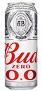Пивной напиток безалкогольный Bud Zero светлый фильтрованный, 0,45 л