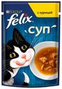 Влажный корм Felix Суп с курицей для взрослых кошек 48 г