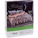 Комплект постельного белья семейный Milando Лозы тенсель, 5предметов