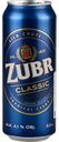 Пиво Zubr Classic светлое фильтрованное 4,1 % алк., Чехия, 0,5 л