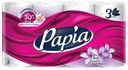 Туалетная бумага PAPIA, Папия, Балийский цветок, 3-слойная, 8 рулонов 