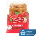 Слойка Хлебный дом, сладкая клубника, 55г